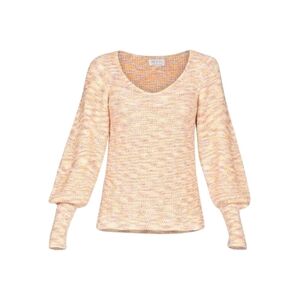 Sofia Jeans Multicolor Orange Knit Sweater Sz M